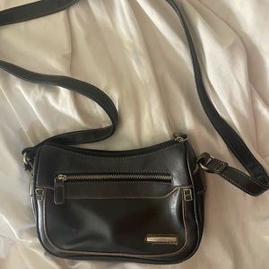 Vintage leather cross body